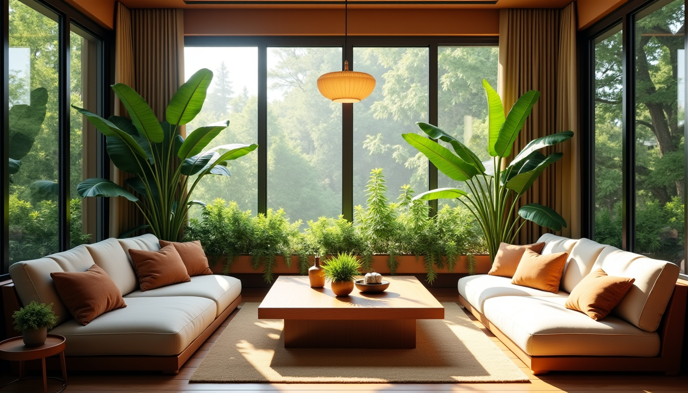 Créer un espace chaleureux avec des éléments naturels