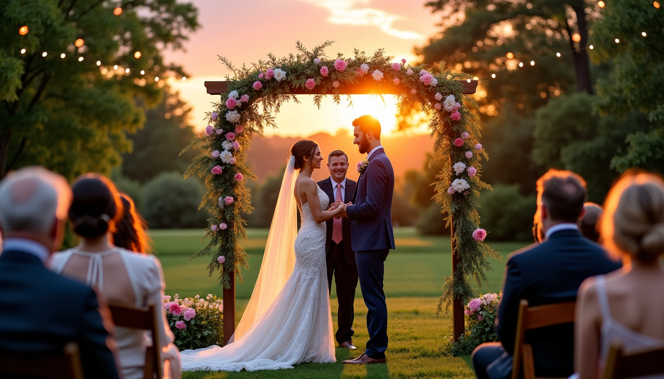 Un mariage féerique pour des souvenirs inoubliables