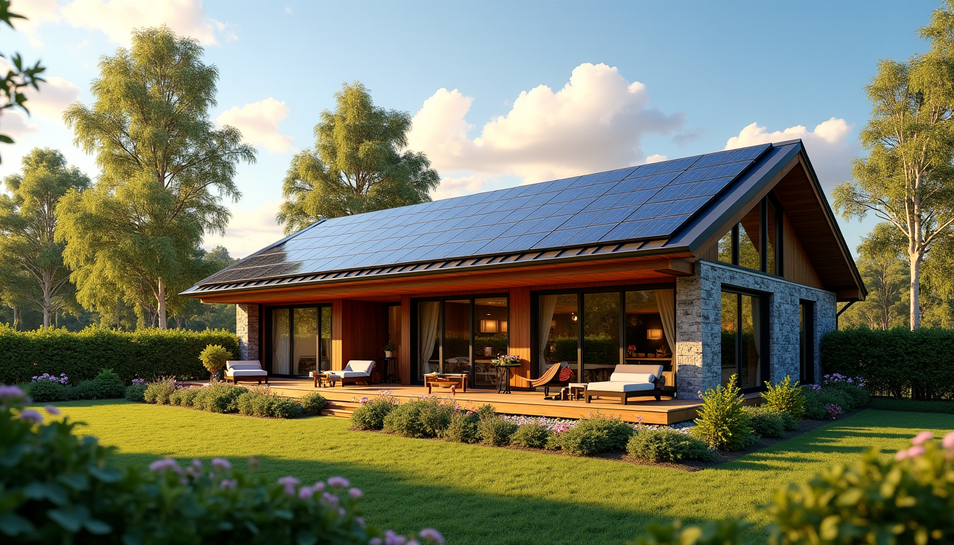 Secrets d'une maison économe en énergie et accueillante