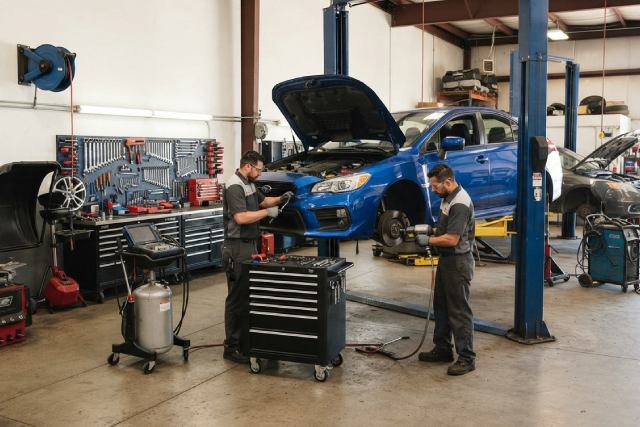 garage automobile