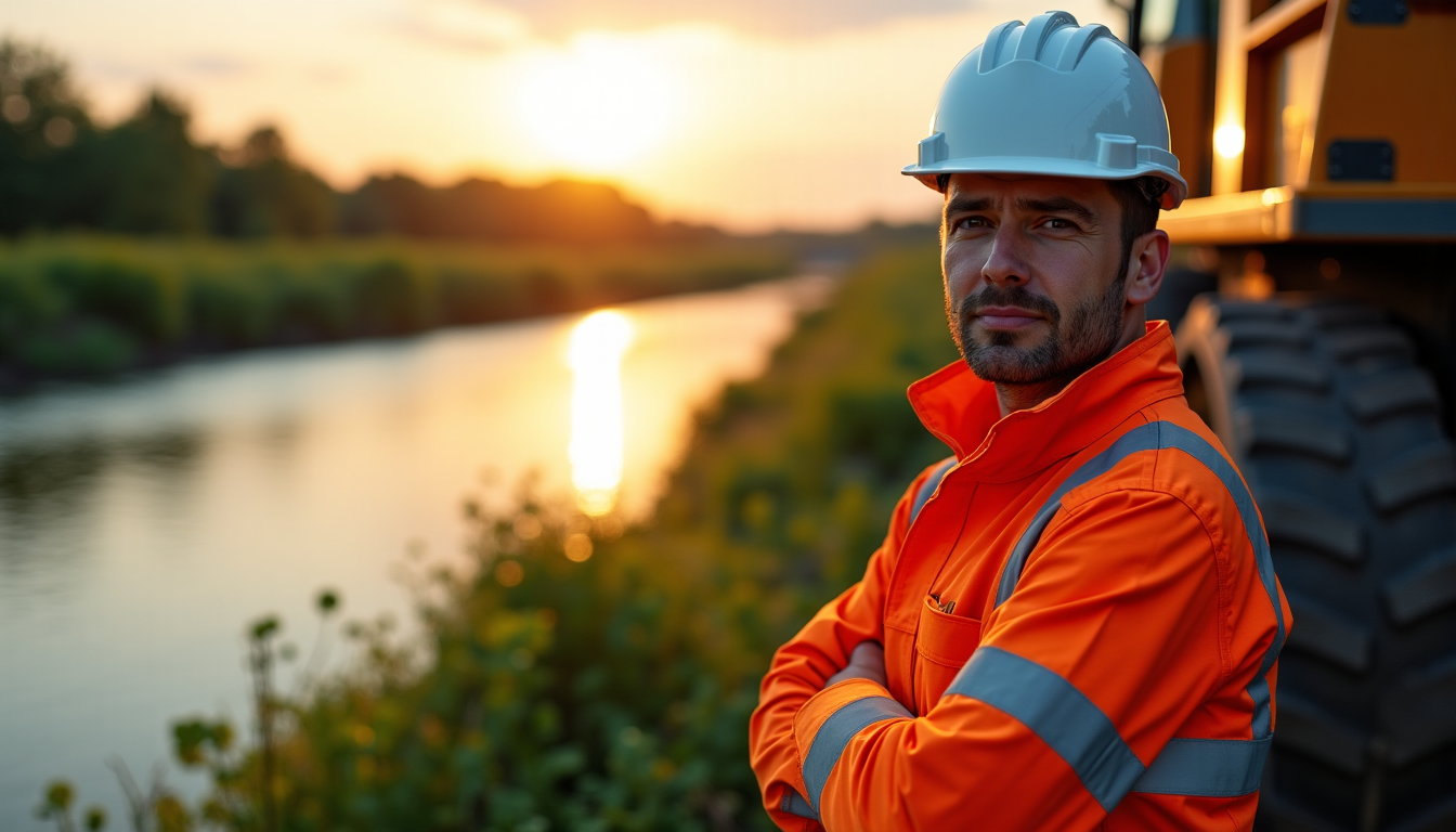 Équipements pour travaux fluviaux